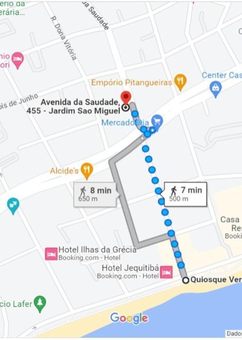 Apartamento No Guaruja - 500M Da Praia Da Enseada Exteriér fotografie